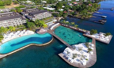 Spacifica Travel Te Moana Tahiti Resort Aerial