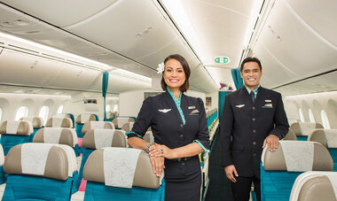 Air Tahiti Nui Premium economy crew