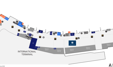 Airport map AKL