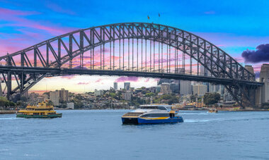 Ferry dans la baie de Sydney