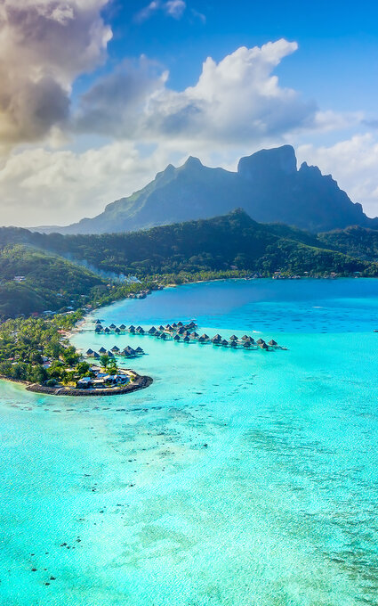 Air Tahiti Nui Overwater bungalows